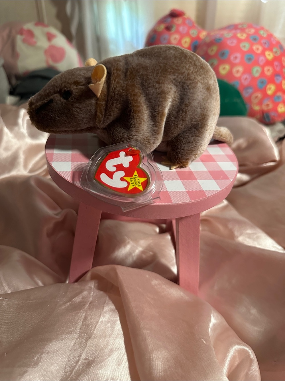Ty Brown Plush Rat - Brown Plush Collectible